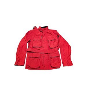 RLX67 Ralph Lauren Metro Safari Belted Utility Jacket Red Men’s M